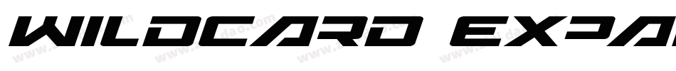 Wildcard Expanded字体转换